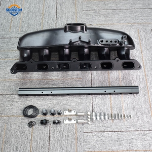 Для BMW E60 E61 E82 E88 E89 E71 E90 <span class=keywords><strong>E92</strong></span> 135i <span class=keywords><strong>335i</strong></span> N54 алюминиевый корпус дроссельной заслонки 6 Injetor впускной коллектор Топливная рейка - Product Image 1
