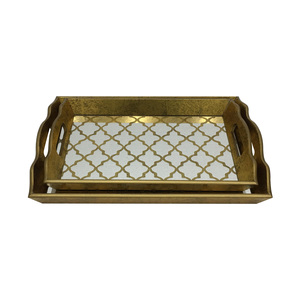 <span class=keywords><strong>Vassoio</strong></span> con manico in legno a <span class=keywords><strong>specchio</strong></span> stampato per la decorazione da tavola decorativa <span class=keywords><strong>oro</strong></span> vetro <span class=keywords><strong>specchio</strong></span> vintage <span class=keywords><strong>vassoio</strong></span> - Product Image 1