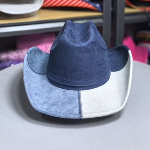 Fuax <span class=keywords><strong>camoscio</strong></span> cappello da Cowboy corno lungo connazionali villaggio Bangora Sombreros cappello Fedora - Product Image 4