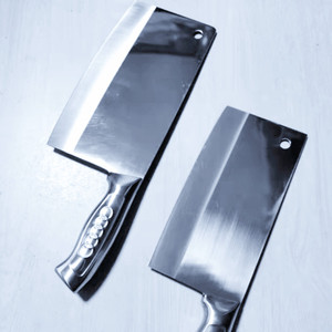 Cuchillo de carnicero de acero cromado vietnamita de alta dureza, cuchillo para cortar huesos, cuchillo de cocina, feria comercial, cuchillos de Yangjiang, vendedor callejero - Product Image 1