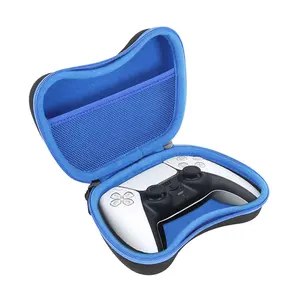 Universal Portable PS5 Gamepad Storage Case Wireless Bluetooth Earphone Case Made Durable Polyester Material Canvas Leather Eva