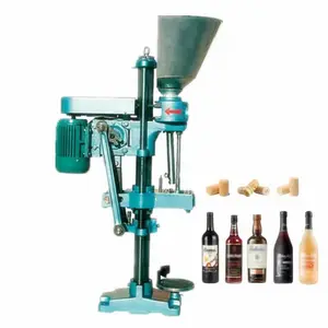 SINOPES ZRTY-1F Semi Otomatis Kecil Botol Kaca Anggur Gabus Anggur Botol Tutup Mesin untuk Penyegelan Anggur Merah