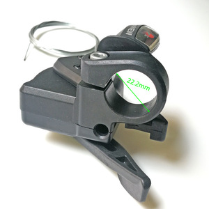 Pièces de vélo De Bonne Qualité En Caoutchouc de Transmission 21 Indice de Vitesse sélecteur De Pouce 22.2mm Durable Vtt Poignées Levier de Vitesses - Product Image 2