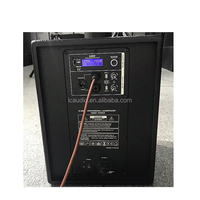 Sistema de sonido en vivo portátil para cine en casa, altavoz de columna activo profesional con subwoofer alimentado de 10 pulgadas