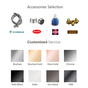 Wholesale Rose Gold Brass Rainfall <strong>Shower</strong> Set Luxury Brushed <strong>Surface</strong> Bathroom Taps and <strong>Shower</strong> <strong>Mixer</strong> Manufacturers Price - Product Image 4