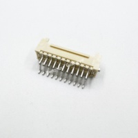 Adaptateur de carte PHSD 2.0mm pas SMT femelle, connecteur PCB double rangée, broches courbes et droites 4-50PINP, contact en laiton à boucle