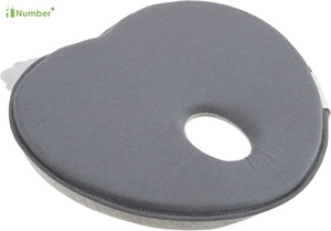 Nueva almohada de bebé de espuma viscoelástica de algodón con protección <span class=keywords><strong>plana</strong></span> transpirable sostenible de Europa para niños y niñas recién nacidos - Product Image 2