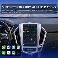 Autoradio pour Cadillac ATS CTS SRX Escalade 2008-2013, Carplay, navigation GPS, autoradio multimédia, écran tactile amélioré
