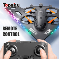 3 en 1 Électrique Multi-Play LED Lumières RC Avion Quadcopter Naval Land Air Fighters Altitude Hold 360 ° Flip Comprend Batteries