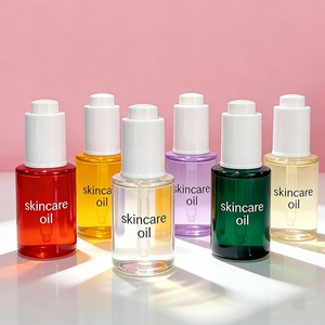 Emballages cosmétiques de luxe 30ml 50ml 1oz Flacons compte-gouttes en verre pour huiles essentielles Flacons de sérum pour soins de la peau - Product Image 1