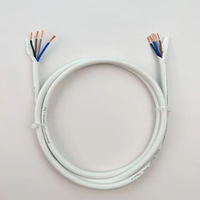 Câble flexible multiconducteur RVV 2 3 4 5 Core 0.75mm 1mm 1.5mm 2.5mm 4mm 6mm Câble électrique Câble d'alimentation
