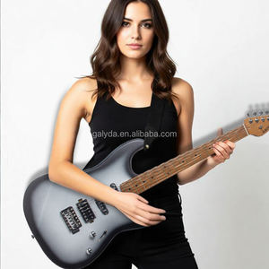 Guitarra Eléctrica GALYDA G660 de 6 Cuerdas, Cuerpo de Álamo, Mástil de Arce, Diapasón de Palisandro, Pastillas S-S-H, Acabado Mate - Product Image 1