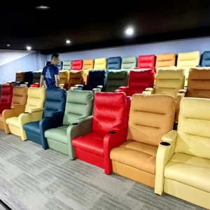 Fabricante produce asientos modernos para cine con portavasos, sofás de cine, muebles de cuero para teatro, asientos para salas de conciertos. - Product Image 1