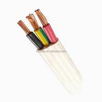 Flexibles BV/Bvr/BVV/BVVB/Rvv Kabel, zweiadrig und geerdet, elektrisches Kabel mit niedrigem Kupferanteil, PVC-isoliert, 1mm, 1,5mm, 2,5mm, 4mm, 6mm, 10mm, schwarz