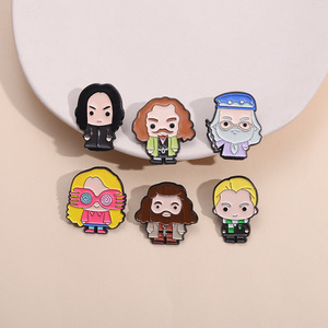 Broche en métal Anime de dessin animé Creative Magic Academy épinglette fantaisie pour vêtements et accessoires - Product Image 5