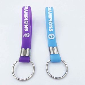 Pulsera de Silicona Personalizada con Llavero, Llavero de Silicona Personalizado con Tu Logotipo o Texto - Product Image 2