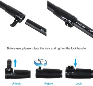 Pagaie de <span class=keywords><strong>SUP</strong></span> gonflable GUETIO légère et réglable en fibre de carbone pour les eaux offshore - Product Image 5