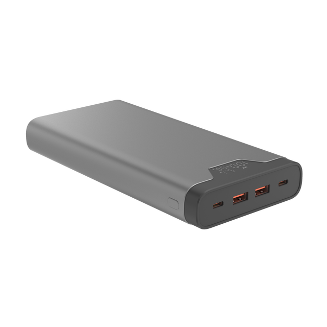 Best Seller 100W Large Capacity 40000mAh Fast Charge Metal PD Power Bank with TFT Color Display, 2 * USB-C+1*USB-A Ports