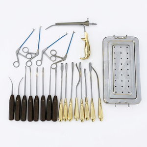 A+ Grade Facelift <b>Instruments</b> Set for Endoscopic Surgery Machinery Stainless Steel Manual Reusable Plastic Fraizer Suction Tube - Product Image 1