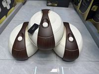 Casserole isotherme moderne à motif marbre en acier inoxydable, récipient alimentaire 4/5/6L, ensemble chauffe-plats pour traiteur arabe et fêtes