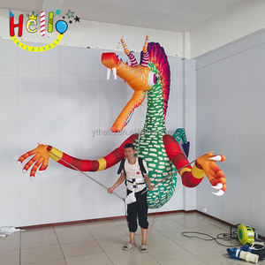 Disfraz de desfile de Festival, disfraz inflable para caminar, disfraz de dragón monstruo inflable con luz Led - Product Image 2