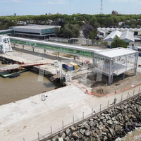 Estructura de Acero, Almacenes Multifuncionales, Edificios Industriales y Comerciales con Panel Sándwich, Certificación CE, Estructura de Acero Ligero