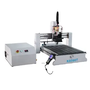 Mini K6090T ATC cnc do desktop router fresadora cnc com troca de ferramenta automática