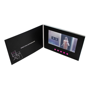 Operación segura Caja de video personalizada Invitación de LCD Regalo Folleto Tarjeta gráfica Folleto Reproductor Tarjeta de felicitación - Product Image 5