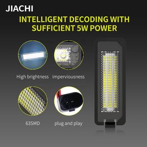 JiaChi fábrica Auto accesorios de coche bombilla Led luz de matrícula de alta calidad 6500K para Volkswagen LED lámpara impermeable 12V <span class=keywords><strong>blanco</strong></span> - Product Image 3