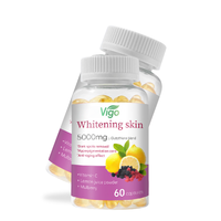 Vigo High Dose Gluthatione Collagène Vitamine C Supplément Poudre De Collagène De Poisson Marin Blanchiment De La Peau Gluthation Capsules