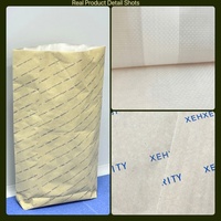 Sac en papier kraft OEM 25 kg, tissé en PP, laminé, de qualité alimentaire, à fond carré, pour riz, farine, sucre, mélange de pâtisserie, ingrédients, recyclable, BRC