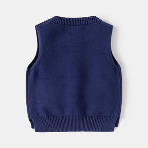 2025 nouveaux garçons tricoté gilet haut à la mode bébé <span class=keywords><strong>pull</strong></span> <span class=keywords><strong>pull</strong></span> pour printemps et automne hiver vêtements pour enfants en gros - Product Image 3