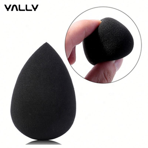 Noir goutte d'eau forme cosmétique bouffée Portable beauté visage maquillage éponge mélangeur fond de teint velours maquillage éponge - Product Image 1