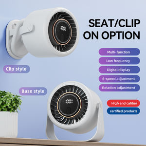 Ventilador de Escritorio Recargable con Clip Pequeño Rosa, Selección del Editor, Ventilador de Escritorio con Clip en Caja de Regalo - Product Image 1