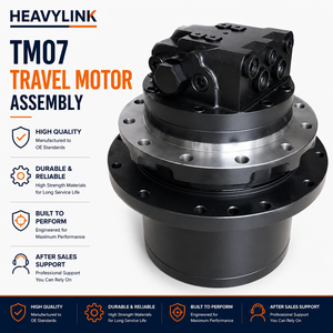 Conjunto de Motor de Traslación TM07 Compatible con: Hyundai 55, 60; Daewoo 55, 60; Doosan 60 - Product Image 3