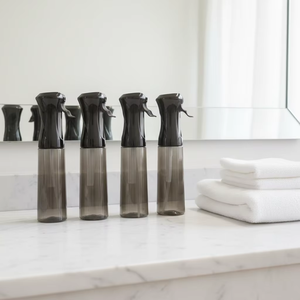 ขวดสเปรย์ฉีดพ่นต่อเนื่อง ใช้งานได้นาน 8-10 วินาที ปริมาณละออง 200 มล. 300 มล. 500 มล. ขวด PET เปล่า เติมได้ สำหรับร้านตัดผมและใช้ในบ้าน - Product Image 1