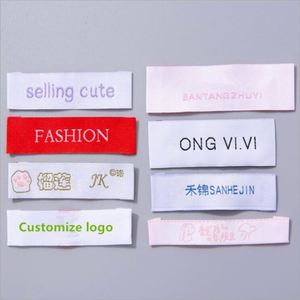 Étiquettes tissées personnalisées de luxe à logo tissé haute densité, patchs thermocollants sur mesure – Prix fabricant - Product Image 2
