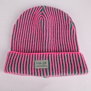 Aangepaste Groothandel Visser Geweven Label Acryl Warme Effen Winterhoed Unisex Sport Vintage Geribbelde Gebreide Muts - Product Image 5