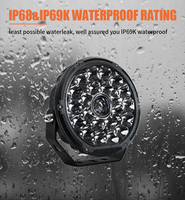 BRTLED Nouveau Phare de Travail LED Laser Spot 152W IP68 9 pouces pour Bateaux, Camions, Voitures, Véhicules Tout-terrain 4x4, Pare-chocs, avec Faisceau Spot et Fonction Anti-brouillard