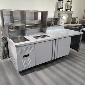 Mostrador Comercial Personalizado para Tienda de Té de Burbujas y Café, Mostrador Integral para Té de Burbujas, Equipo de Cocina Comercial - Product Image 4