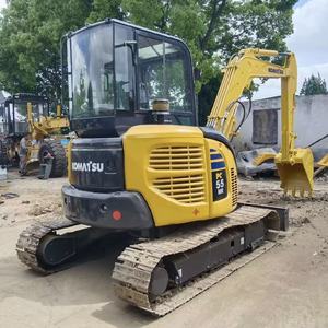 Mini-excavatrice Komatsu PC55MR avec chenilles en caoutchouc, moteur, pompe et roulement, cabine confortable, espace conducteur climatisé - Product Image 3