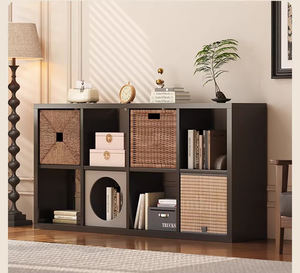 Estantería <span class=keywords><strong>de</strong></span> Almacenamiento <span class=keywords><strong>de</strong></span> 6 Cubos, Organizador <span class=keywords><strong>de</strong></span> Libros con Parte Trasera Abierta, Estantería, Estante <span class=keywords><strong>de</strong></span> Exhibición, Vertical u Horizontal, Fácil Montaje - Product Image 5