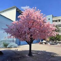 Grand arbre d'olivier artificiel pour décoration intérieure, tronc en fibre de verre vert olive, fleurs en soie, pour remise de diplôme, Nouvel An, Pâques