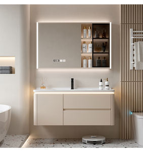 Conjunto de Muebles de Baño Esquineros Integrados de Cerámica Clásicos y Más Vendidos, Inodoro, <span class=keywords><strong>Lavabo</strong></span> y Mueble de Baño. - Product Image 3