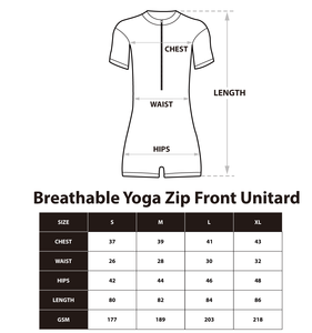 Yoga Bodysuit Mùa Hè Mới Zip-Front Ngắn Tay Áo Quần Short Phụ Nữ Khiêu Vũ Tập Thể Dục Mỏng Phù Hợp Với Thể Thao <span class=keywords><strong>unitard</strong></span> - Product Image 6