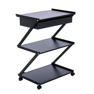 Chariot de Salon de Beauté, Chariot de Spa, Chariot de Coiffure, Organisateur à 3 Niveaux, Chariot de Manucure avec Tiroir et Rangement - Product Image 1