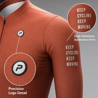 Vêtements de cyclisme sur route et VTT personnalisés multicolores, veste de cyclisme respirante à manches longues, maillots de cyclisme pour hommes