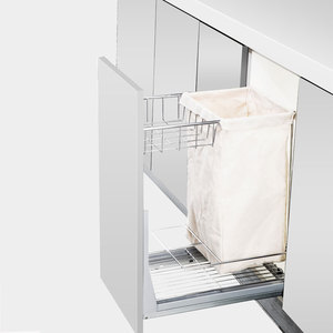 Panier de rangement à retrait latéral pour armoire de cuisine, accessoire pour meubles - Product Image 5