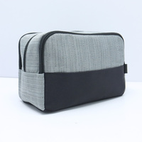 Organisateur de maquillage de voyage léger, imperméable, à fermeture éclair durable, avec logo personnalisé, grande capacité pour sacs, usage quotidien