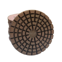 Haute efficacité 200 #4 pouces Terrazzo béton support Flexible cire diamant tampons de polissage
